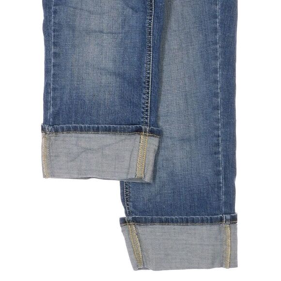 Tommy Hilfiger Spirit Crop Jeans Size 4 Womens Cuff Blue Denim Measures 28x20.5 - Picture 5 of 12